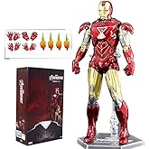 4KIDS.HOME ZDTOYS 10th Anniversary 7 Inches Deluxe Collector Iron Man Action Figures (MK6)