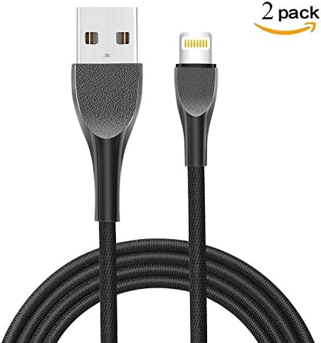 iphone Charger Cord dikesitu Lightning Cable [2Pack/3.3Ft] Cloth Braided Charging Wire for iphone X 8 7 6 6s plus and Most ipad ipod