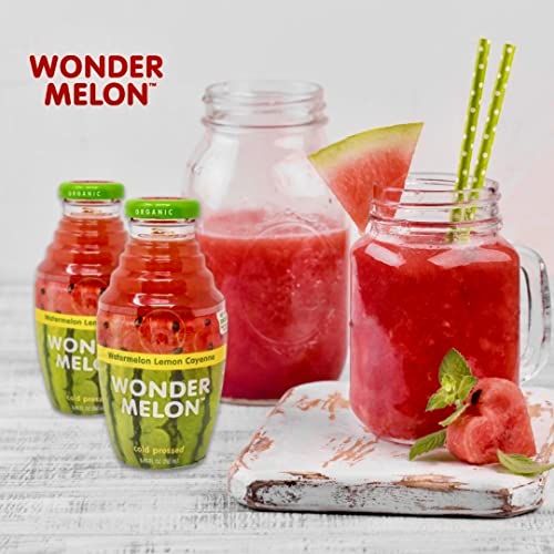 Wonder Melon Organic Watermelon Juice, Cold Pressed, (Variety 6 Pack) 3