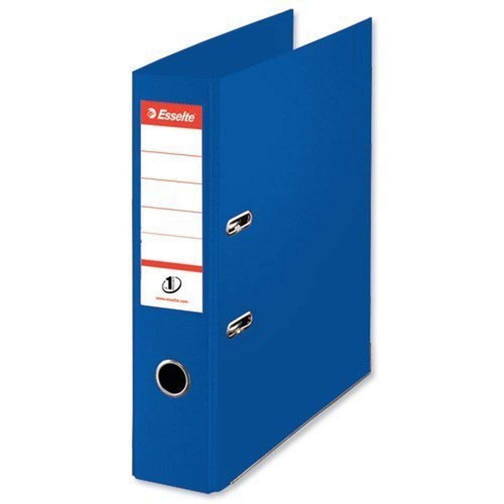 Esselte Lever Arch File, PP, Vivida Range, 7.5 cm Spine, 48085 - Foolscap, Blue,