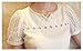 Toraway Blouses, Women Lace Summer Shirt V Neck Doll Chiffon Blouse Tops (XX-Large) White