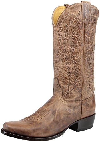 Tri Star Men's 13" Res Mexquite Western Cowboy Boot - Tan