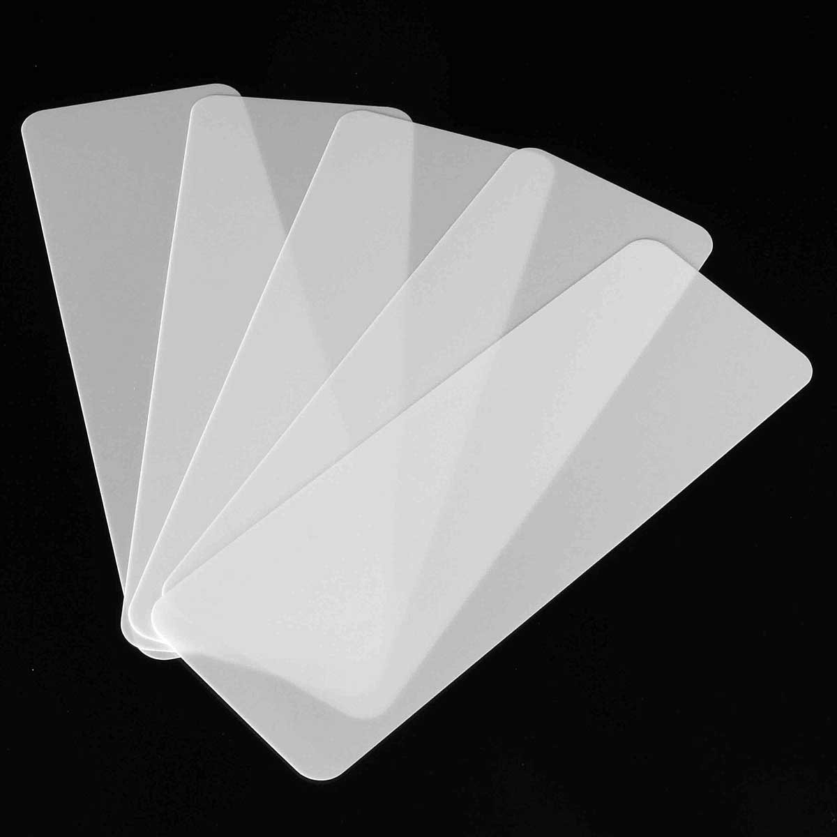 MASUNN 5pcs Nano Plastic-Steel Doors Joggling Bypass Tools, Lock Opener Lock Pick Tools (230x80mm, Ergonomic Grip, Plastic Handles)