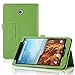 8" Verizon Ellipsis 8 Case, WizFun [21 Colors] Colorful Folio PU Leather Case Cover For 8" Verizon Ellipsis 8 8-Inch 4G LTE Tablet (Green)