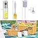 Oil Sprayer Bottle with Scale Oil Dispenser Food-Grade Air Fryer Vinegar Olive Oil Sprayer for Cooking BBQ Making Salad Cooking Baking Roasting Grilling Frying