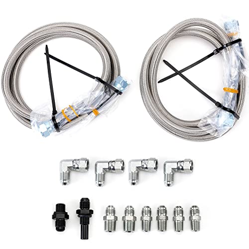6AN Transmission Cooler Hose Kit Lines Fitting Kit for GM Chevy 1996