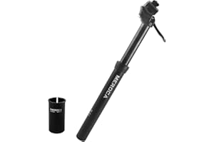 RASTKY Hydraulic Dropper Post Adjustable Convenient Cycling Seat Tube Control for Mountain Riding Aluminum Alloy