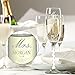 Set of 2 Personalized Wedding Champagne Flutes- For Any Venue-Mr and Mrs Design - Engraved Flutes for Bride and Groom Keepsake Gift for Customized Wedding Gift Reception
