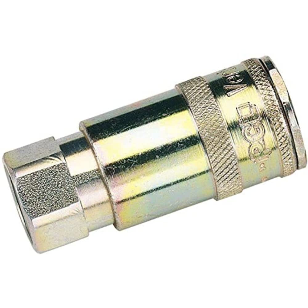 Draper 51404 Vertex Taper Air Line Coupling with Female Thread, 3/8" BSP , Blue