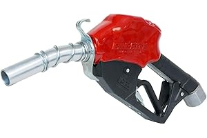 Fill-Rite N100DAU12 1” 3 to 25 GPM Heavy Duty Automatic Fuel Transfer Nozzle, Red | For Gasoline, Diesel, Biodiesel up to B20, E15 & Kerosene