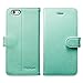 Spigen Wallet S iPhone 6 Case with Foldable Cover and Kickstand Feature for iPhone 6S / iPhone 6 - Mint