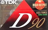 TDK D90 High Output 90 Minute IECI/Type I Cassette