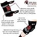 Dark Iron Fitness Knee Brace for Weightlifting – Medium, Padded, Stabilizing Compression Sleeves for Powerlifting and Weight Training – Black
