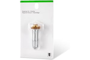 TERMOOAN Engraving Tip + Drive Housing Compatible with Maker/Maker 3, Premium Carbide Engraving Tip, Ideal for Engraving Long Lasting Designs on Glass, Acrylic, Metal & More, Silve