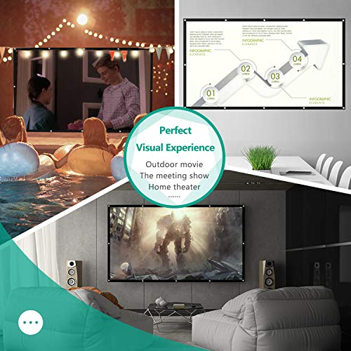 6 EleTab+inch+Projector+Screen+Portable
