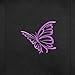 BDK Car Seat Cover 9pc - Butterfly Purple Auto Seat Protection