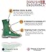 Merino Wool Light Hiking Socks (Multicolor 3-pairs (2 x Green, 1 x Yellow), US Women 8-10 / US Men 6.5-8.5)