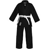 Tarkan Sports Karate Uniform for Kids &amp; Adults Lightweight Student Gi Pants &amp; Jackets for Martial Arts Uniform With Free Belt