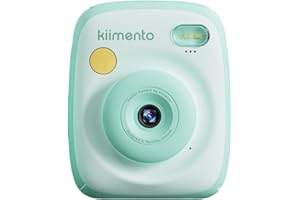 KIDAMENTO kiimento Ink-Free Instant Print Digital Camera & Video Recorder for Kids, Teens & Adults with Selfie Mode | 5-Sec Prints in 4 Print Colors | Creator Mode, 25+ Filters, 48MP, 1080p – Model P2 (Mint)