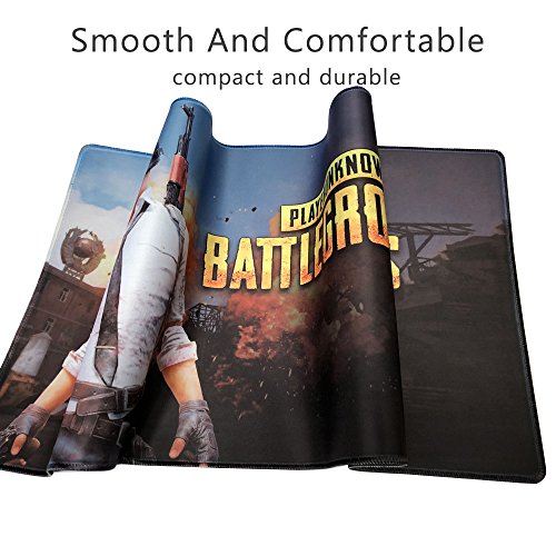 Large Gaming Mouse Pad, Imegny Extended Keyboard & Mouse Mat with Stitched Edges + Non-Slip Rubber Base - Thumbnail 7