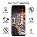 [2 Pack] Galaxy S9 Plus Tempered Glass Screen Protector, Anti-Fingerprint, no Bubble, 9H Hardness, Samsung Galaxy S9+ Plus HD Screen Protector (Black)