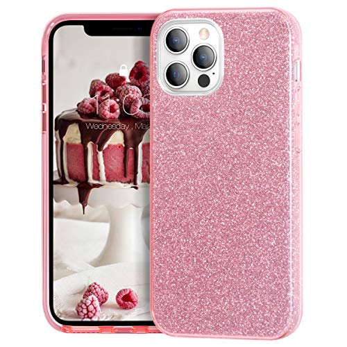 Mateprox Iphone 12 Pro Max Case Bling Sparkle Cute Girls Women Protective Cases For Iphone 12 Pro Max 6 7 Pink Pricepulse