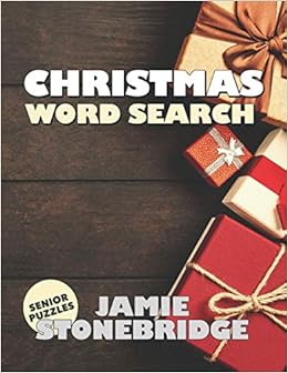 Christmas Word Search Specially Created For Seniors With Dementia Alzheimer S A Stroke Or People Who Enjoy Easy Relaxing Activities With Large Print Senior Puzzles Stonebridge Jamie 9798553712631 Amazon Com Books