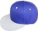 L.O.G.A. Plain Adjustable Snapback Hats Caps (Many Colors). Blue/White