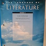 Paperback The Language of Literature (Grammar Mini-Lessons, Transparencies,Copymasters,Answer Key) Book