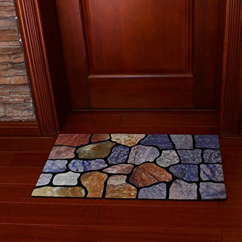 Front Door Mat Entrance Rug Floor Mats, Waterproof Shoes Scraper