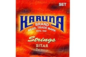 Balajicreation Sitar Strings set without Tarabh 7 string only