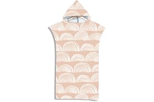 LOMTRATS Quick Dry Surf Poncho Changing Towel Robe Hoodie for Adults Men Women,Microfiber Swimming Beach Surfing Diving Home Hot Springs Bathing Parka