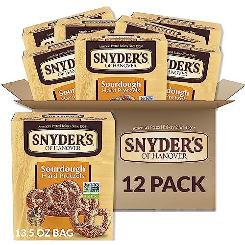 Snyder's of Hanover Pretzels, Sourdough Hard Pretzels, 13.5 Oz Box