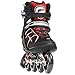 Rollerblade Macroblade 84 Alu 2016 All Around Workout Skate, Black/Red, US Size 13