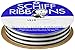 Schiff Ribbons 44207-5 10-Yard Candy Stripe Ribbon, 7/8-Inch, Black/White Stripe