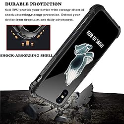 CARLOCA Compatible with iPhone Xs MAX Case,Trust in