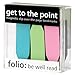 Get to The Point - Magnetic Slip-Over-The-Page Arrow Bookmarks (Pastel - Box of 20) Arrow Line Book Marker Pack is Ideal for Men, Women, Teachers, Librarians, Teens & Kids! Great for School & Work
