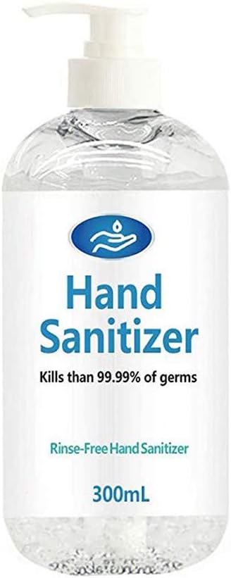 Topassion Portable Hand Wash Gel, Hands-Free Quick-Drying Hand Sànitizer,Non-Irritating Moisturizing Hand Sànitizer 300ML Big Capacity