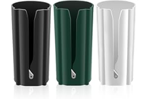 HONGMENG 3 Packs Christmas Wrapping Paper Cutter, Wrapping Paper Cutter，Kraft Paper Roll Slitter Cutter,Gift Wrrap Cutter,Storage Holder & Dispenser W/Embedded Blade,Round Lip to Safer & Easier Cut.