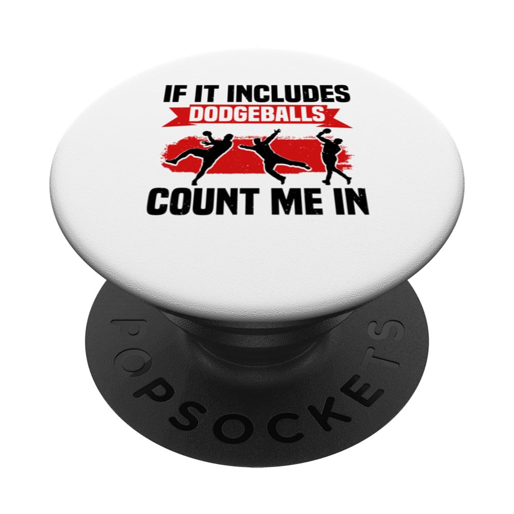 Dodgeball Dodge Ball PopSockets Swappable PopGrip