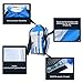 4ucycling Men’s Full Zip Moisture Wicking Long Sleeve Cycling Jersey, Breathable Running Tops - Bike Biking Shirt