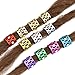 Lychee Women Dreadlocks Beads Rhinestone Hair Ring Decoration Braiding Hair Braid Cuff Clip