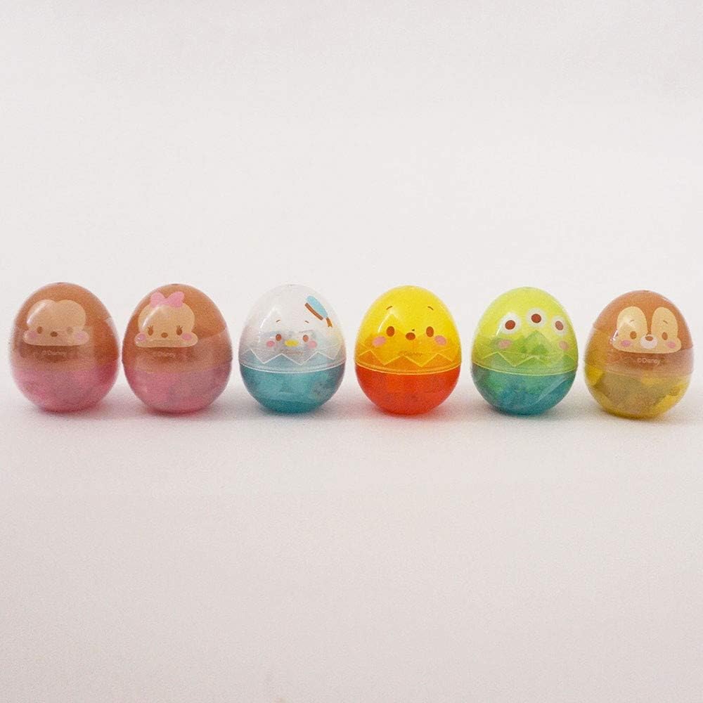 Amazon ディズニー消しゴム入りたまご型カプセル 箱入り イースターエッグ H4cm 48個 縁日 お祭り 景品 イベント 4190 カプセル玩具 おもちゃ