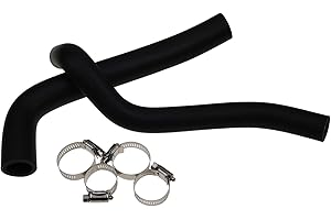 JZGRDN Gas Tank Filler Hose Vent Kit w/Clamps 17740.03 17741.01 5357970 5357971 Compatible with Jeep CJ 5 7 1978-1986 w/15 Gal Tank