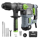 WORKPRO Premium 1-1/4 Inch SDS-Plus Rotary Hammer