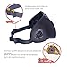 Sleep Mask, Sleeping Mask With Bleeder Vent Eye Mask For Sleep（black）