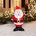 Gemmy Inflateables Holiday G08 38447 Air Blown Outdoor Santa Decor