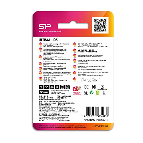4 Silicon+Power+Flash+Ultima+SP064GBUF2U05V1K