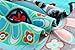 Zattcas Womens Bohemian Printed Wrap Bodice Sleeveless Crossover Maxi Dress (Small, Multi Turquoise)