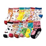 ToptimÂ® Baby Socks Non-skid Cozy Socks for Infants and Toddlers ï¼ˆ12 Pairs ï¼‰